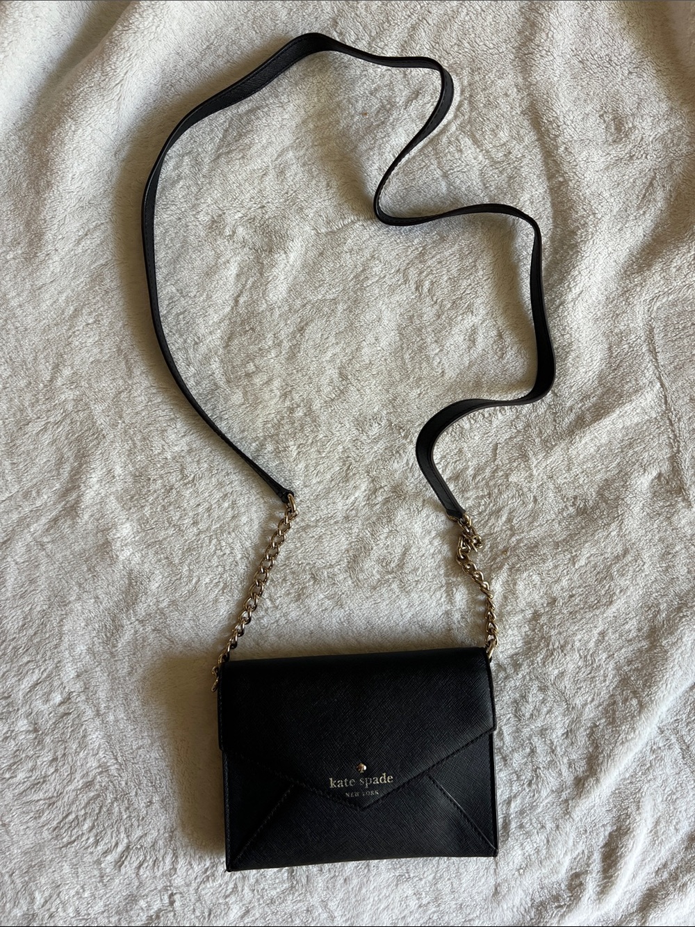 Kate Spade Crossbody Bag - Black Envelope